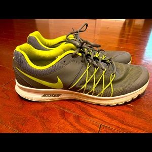 Nike air running shoes. Size 13. Only wore a few times.